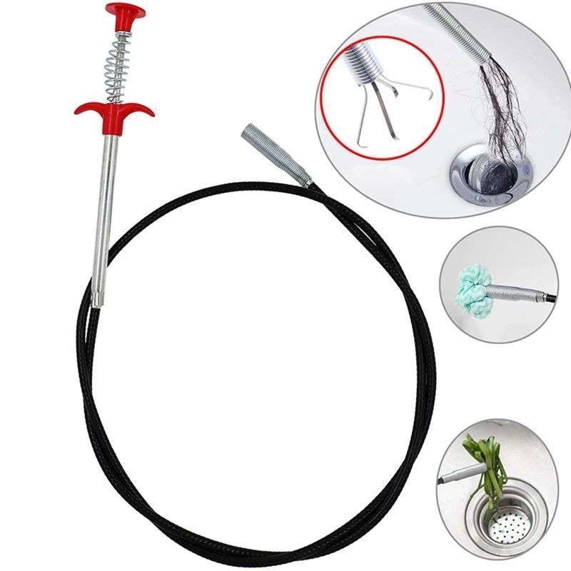 Spring Pipe Unblocker Sink Cleaner